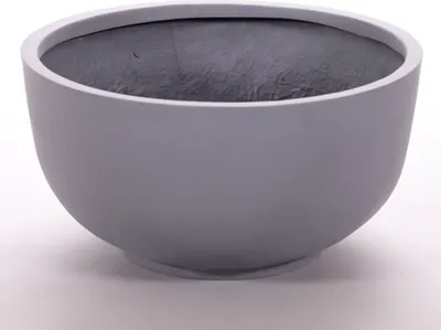 Produktbild von Elegant Einrichten | Pflanzkübel | Fiberglas | rund | D50xH25cm | grau.