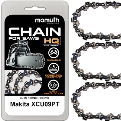 Produktbild von 3x Sägekette 40cm 1,1mm 3/8" 56TG für Makita XCU09PT