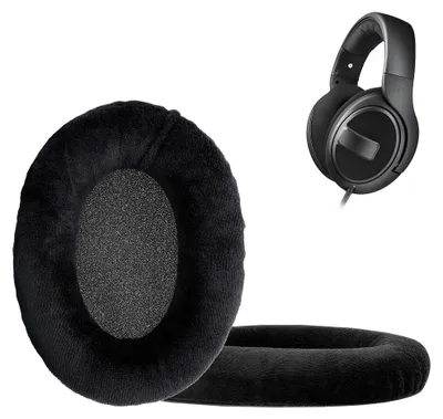 Produktbild von kwmobile 2x Velours Ohr Polster für Sennheiser HD 559 / 569 / 599 Ohrpolster - Ersatz Ohrpolster - Kopfhörer Ersatzteile - Kopfhörer Ersatzpolster für