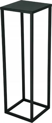 Produktbild von Moderner Loft Blumenständer SCHWARZ SIMPLE 16 154/K-16-1P-80C