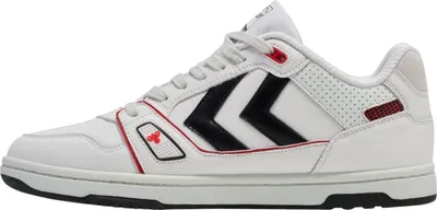 Produktbild von Hummel Power Play LX-E Sneaker Schuhe weiß/schwarz/rot 226244-9076, Schuhgröße:40 EU