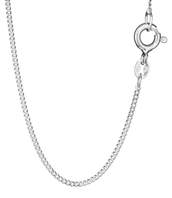Productafbeelding van Zilveren ketting, 925 zilver, 45 cm lang, 1,0 mm breed