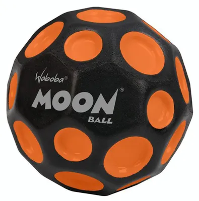Produktbild von Sunflex x Waboba Ball Moon schwarz-orange | Wasserball Wurfball Springball Werfen Fangen