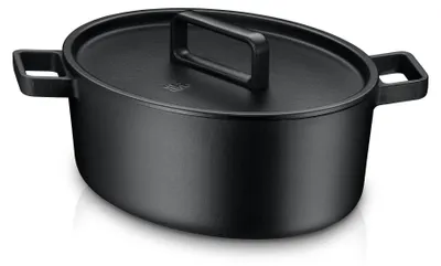 Productafbeelding van WMF Flavour braadpan, ovaal, 33 x 26 cm, zwart, modelnummer 122464