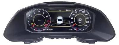 Obrázek produktu pro Digitální přístrojová deska, kompatibilní s vozy Volkswagen Škoda Superb 2010–2015, 12,3palcový HD displej, podpora více jazyků, pro modely Superb z let 2014–2020