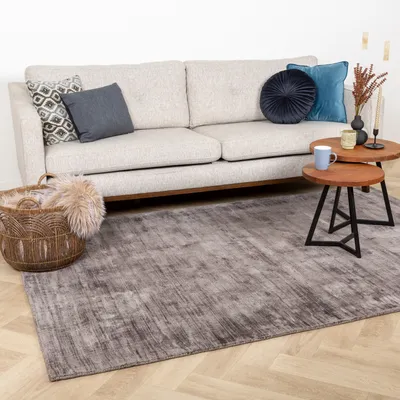 Produktbild von Volero - Viskose Teppich - Pearl Grau - 120x170 cm - Wohnzimmer, Schlafzimmer - Klassik, Industrielle, Ländlich, Modern