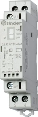 Produktbild von Finder Installationsschütz 230VAC/DC,2S,LED 22.32.0.230.4340 (223202304340)