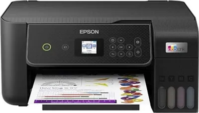 Produktbild von Epson EcoTank ET-2870, Tintenstrahl, Farbdruck, 5760 x 1440 DPI, A4, Direktdruck, Schwarz