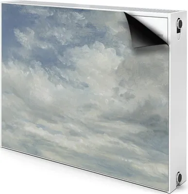 Produktbild von Magnet Heizkörperverkleidung Heizkörper-Abdeckung Heizung Heizkörper 110x60 cm  - Blau, wolken
