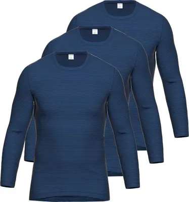 Produktbild von 3er Pack Shirt 1/1 Arm Day Classic / Jeans Feinripp von der Marke Ammann 5