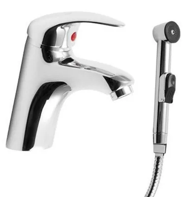 Produktbild von Sapho Waschtischarmatur mit WC-Handbrause, Chrom