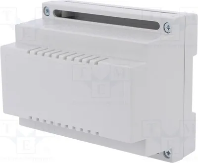 Zdjęcie produktu dla 1 x Obudowa: do montażu na szynie DIN. Wymiary: Y: 89 mm, X: 107 mm, Z: 65 mm. Kolor: szary. Model: Z101J. Obudowa do szyny DIN