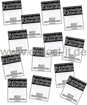 Image de Panini Sticker Bundesliga 08/09 - 100 stickers différents