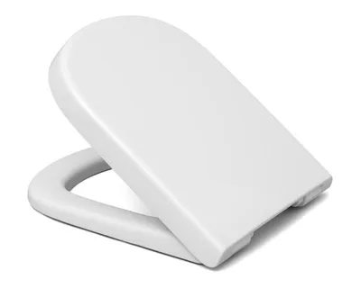 Produktbild von Toilettensitz kompatibel mit GEBERIT SMYLE 500236011, WC Sitz aus antibakteriellem Duroplast, Toilettendeckel mit Absenkautomatik Soft Close