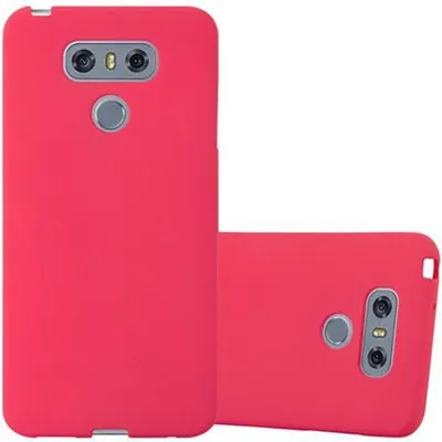 Produktbild von Cadorabo Schutzhülle für LG G6 Hülle in Rot Handyhülle TPU Etui Cover Case