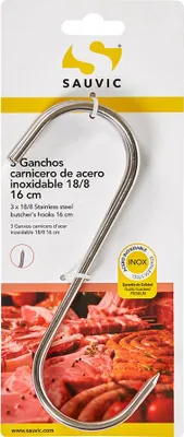 Zdjęcie produktu dla Hak do mięsa Edm 160x5 Mm srebrny srebrny jeden rozmiar
