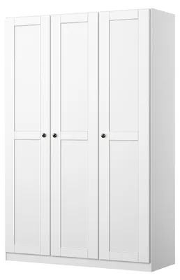 Produktbild von home24 Drehtürenschrank mit 3 Türen - Alpinweiß - 136 x 210 cm