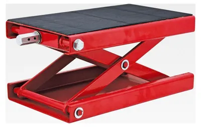 Produktbild von Motorrad-Scherenwagenheber, breit, 453 kg, Rot