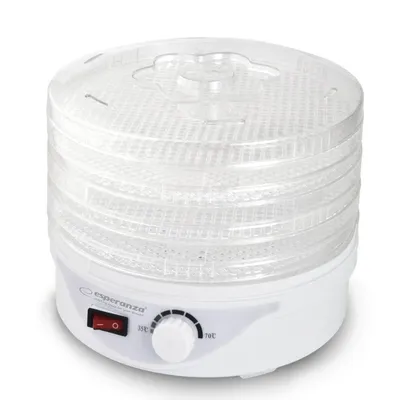 Image de ESPERANZA EKD003 Déshydrateur alimentaire Transparent Blanc 250 W