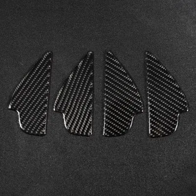 Immagine prodotto di 4 coperture decorative interne in fibra di carbonio per porta, adatte per MAZDA CX-5 2013-2018, guida a sinistra