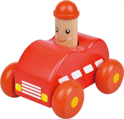 Produktbild von kleines Holzauto rot, Sky Blue, Lelin, L10143, Holzspielzeug