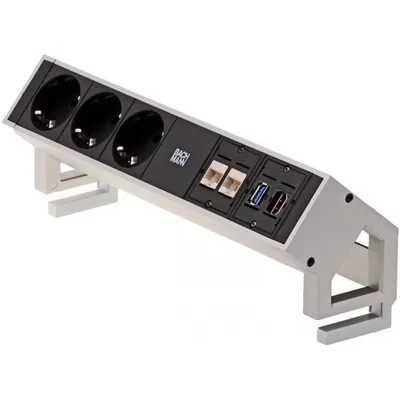 Immagine prodotto di Bachmann DESK 2 - Presa multipla - Ingresso, ingresso GST18i3 - Connessioni di uscita: 3 - Germania - Acciaio inox