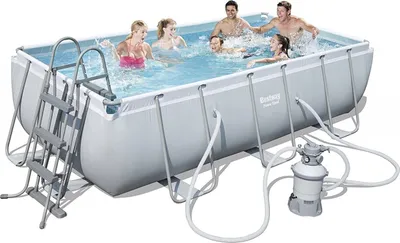 Produktbild von bestway "Bestway Frame Pool Steel Set 404 x 201 mit Sandfilter 56442"