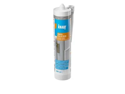 Produktbild von Knauf Bau-Silikon 300 ml weiß
