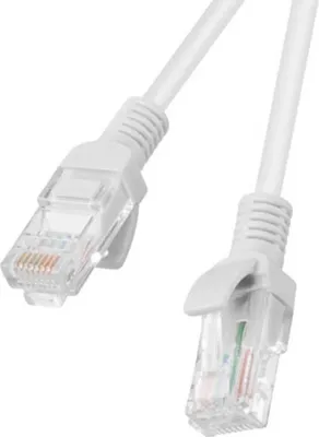 Produktbild von Lanberg PCU5-10CC-0200-S, 2 m, Cat5e, U/UTP (UTP), RJ-45, RJ-45, Grau