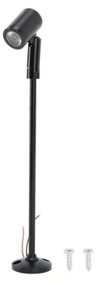 Immagine prodotto di Mini faretti LED per vetrine, illuminazione per espositori, alimentazione DC12V, adatti per armadi verticali, cura degli occhi, dissipazione del calore stabile, disponibili in nero e bianco
