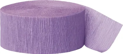 Produktbild von Unique Party Krepppapier Band-Rolle (24,5m) SG5381 (Einheitsgröße) (Lavendel)