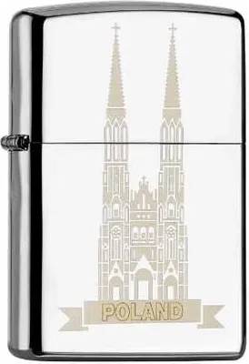 Zdjęcie produktu dla Zapalniczka Zippo Warszawa Bazylika Katedralna 60002127