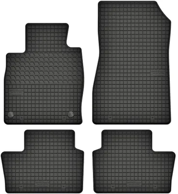 Image de Tapis en caoutchouc pour Nissan Juke II F16 (à partir de 2019) Jeu de tapis en caoutchouc noir + stoppeur