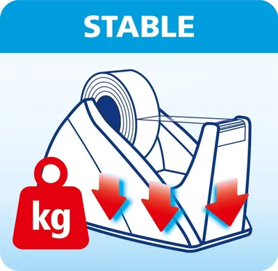 Produktbild von TESA 57422-00, 2,5 cm, 66 m, Blau, Rot, 1 Stück(e)