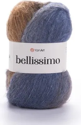 Produktbild von YarnArt Bellissimo 1417: Flauschige Mohairmischung für leichte, warme Strickprojekte