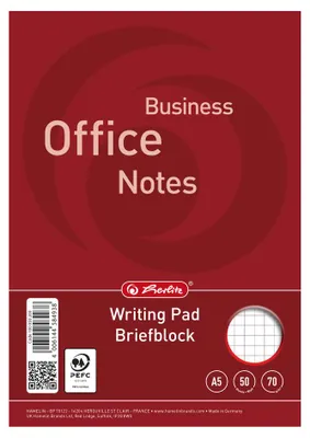 Immagine prodotto di LANDR Briefblock "Business Office Notes", DIN A5, kariert