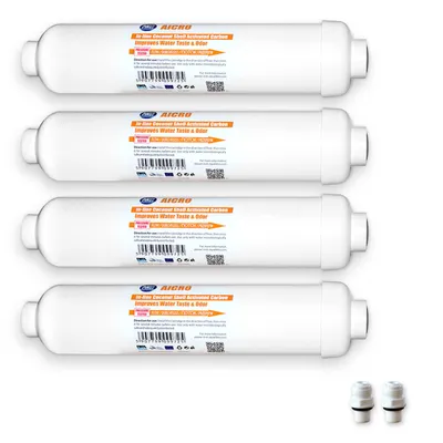 Produktbild von 4x AICRO Kühlschrankfilter für Side by Side Kühlschränke