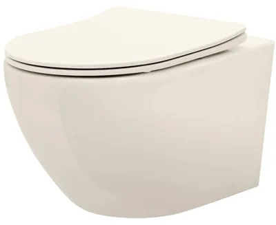 Zdjęcie produktu dla Misa Wc Podwieszana Rea Carlo Mini Rimless Ecru