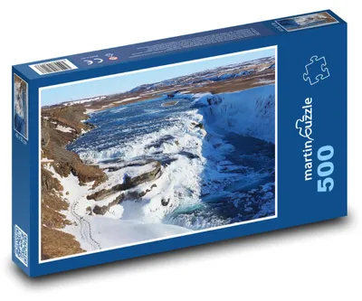 Obrázok produktu pre Puzzle 500 Gullfoss - vodopád na rieke - martinpuzzle