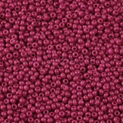 50g Rocailles Glasperlen ca. 2,3x1,5mm 1mm Bohrung Perlen Schmuck orientrot