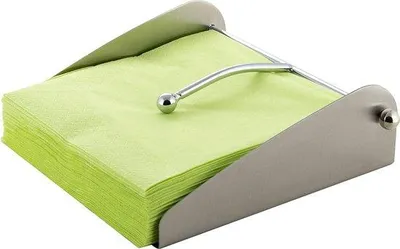 Produktbild von Famanu Serviettenhalter mit modernem Design - Silber