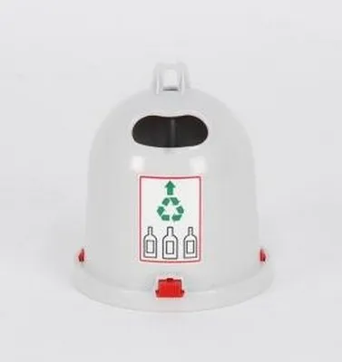 Produktbild von Bruder 43755 Weißer Abfallrecyclingbehälter