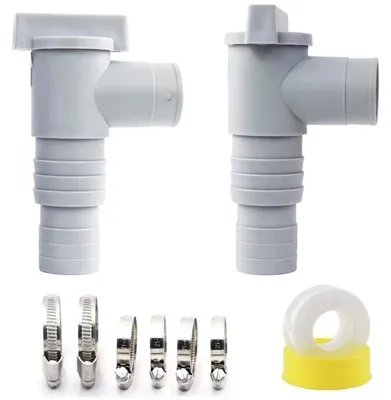 Immagine prodotto di 2 valvole di intercettazione per piscina, da 32 mm a 38 mm