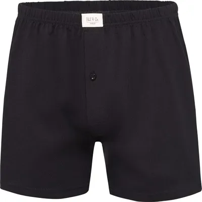 Produktbild von Phil & Co. Berlin Herren Boxer 9-Pack Jersey Loose Fit - black - Größe XL