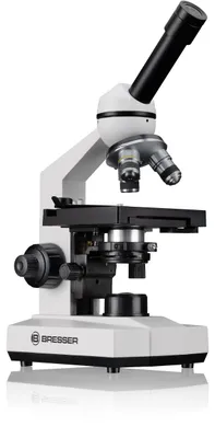 Produktbild von Bresser Optics ERUDIT, Optisches Mikroskop, Schwarz, Weiß, Aluminium, Kunststoff, 400x, 40x, LED