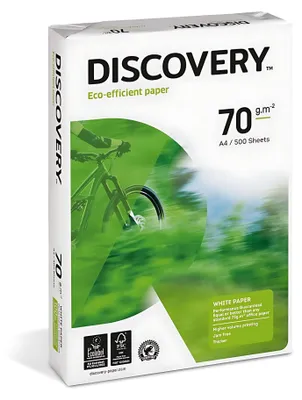 Produktbild von Discovery Kopierpapier A4 70g weiß hohe Weiße