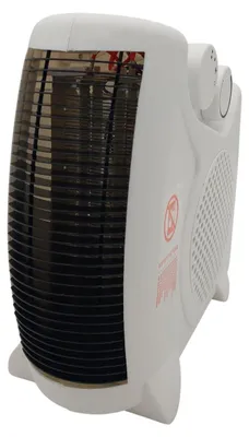 Image de Aérotherme, 2 vitesses, fonction air froid, blanc, H 25 cm