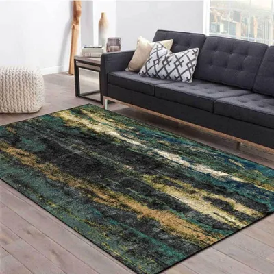 Obrázek produktu pro Abstraktní koberec do obývacího pokoje a ložnice, 180 x 180 cm
