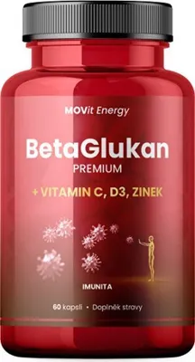 Produktbild von MOVit Beta-Glucan 350 mg + Vitamin C, D3, Zink PREMIUM