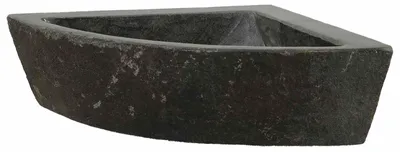 Image de vidaXL Lavabo Gris (38-45) x (38-45) x 12 cm Pierre de rivière